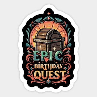 EPIC BIRTHDAY QUEST gaming Sticker